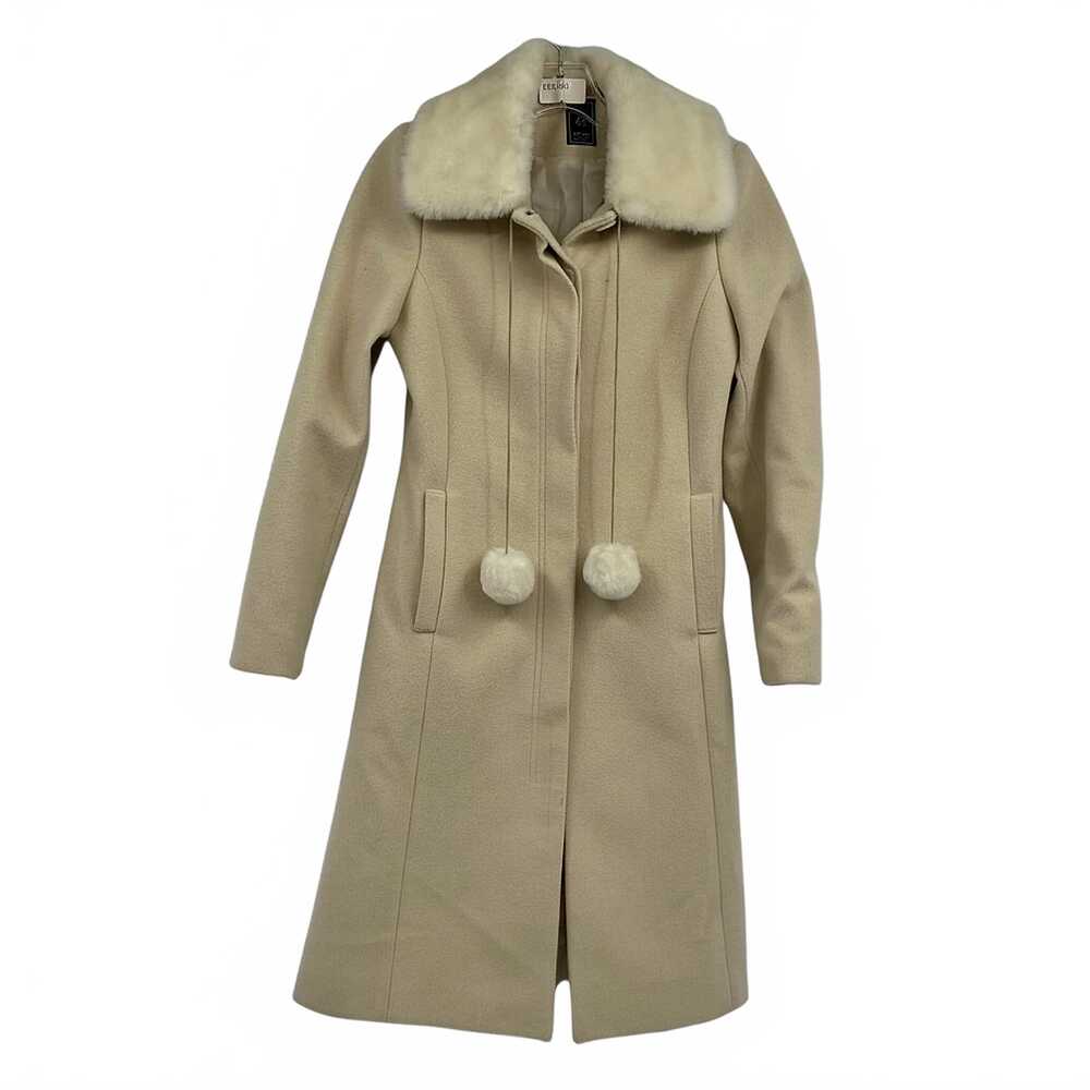 Jinpung Beige Pea Coat | Womens 6